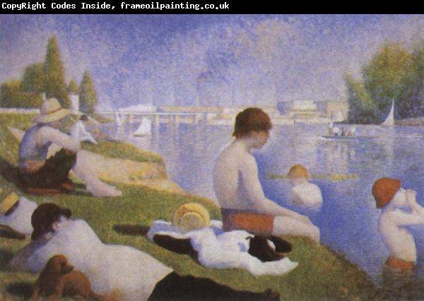 Georges Seurat Bathers at Asnieres